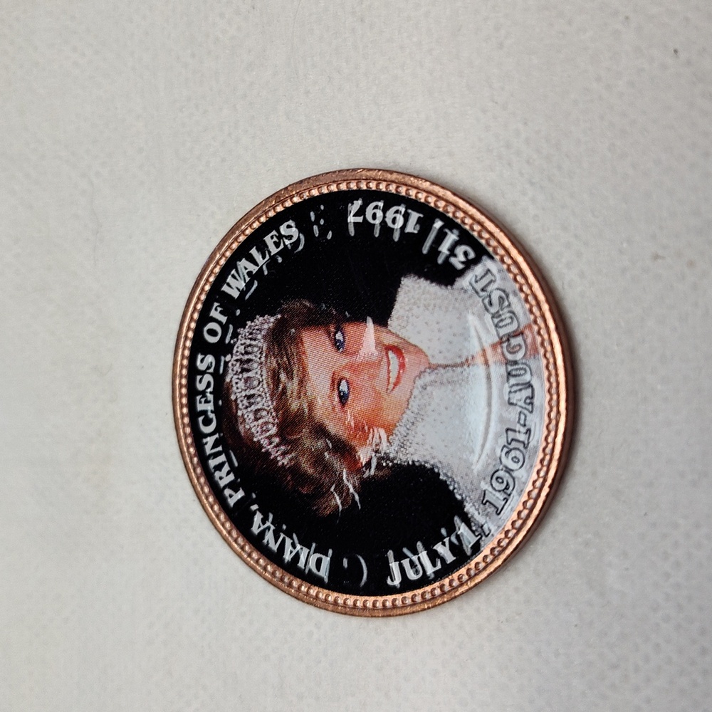 Colorized British Penny